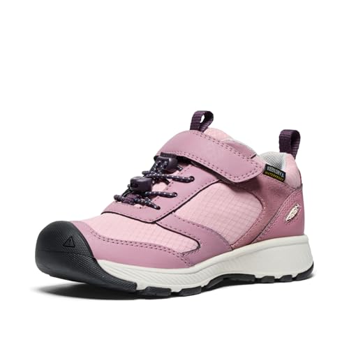 KEEN Skua Wasserdicht Sneakers, Zephyr/Plum Perfect, 34 EU von KEEN