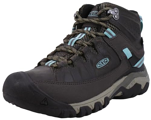 KEEN Targhee 3 Damen-Wanderstiefel, mittelhoch, wasserdicht, Java/Porzellan, 39.5 EU von KEEN