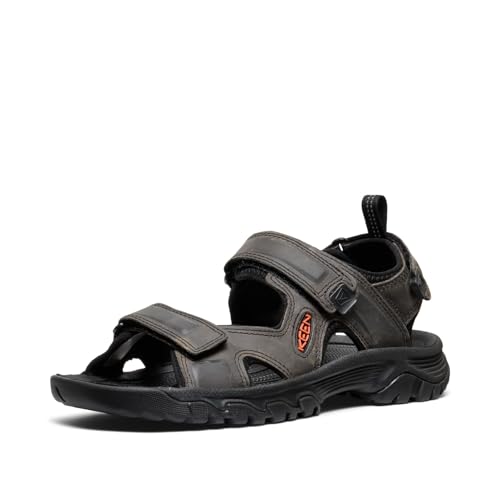 KEEN Targhee 3 Herren-Sportsandalen, offener Zehenbereich, grau/schwarz, Größe 43 EU von KEEN