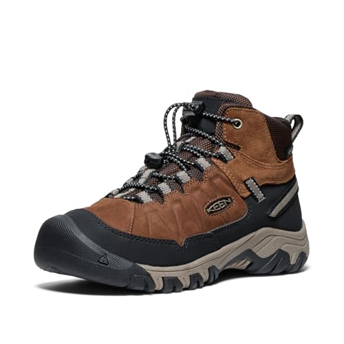KEEN Targhee 4 Mid Height Durable Comfortable Waterproof Hiking Boots, braun, 31 EU von KEEN