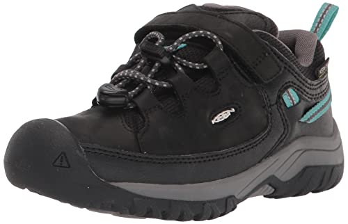 KEEN Unisex Kinder Targhee Low Wasserdicht Wanderschuh, Black Star White, 27/28 EU von KEEN