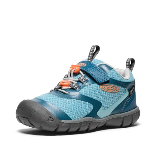 KEEN Tread Rover Waterproof Sneakers, Legion Blue/Nectarine, 31 EU von KEEN