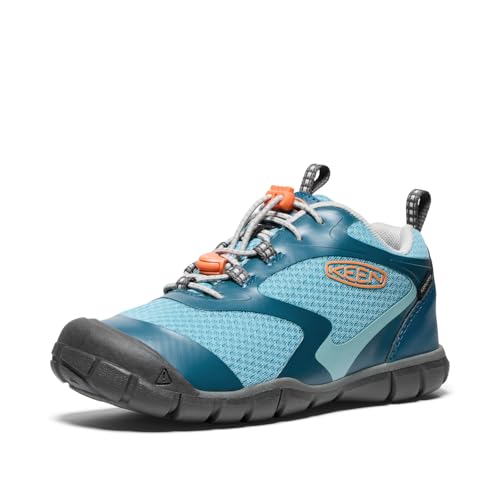 KEEN Unisex Kinder Tread Rover Waterproof Sneakers, Legion Blue Nectarine, 36 EU von KEEN