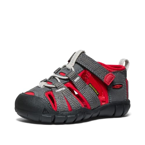 KEEN Seacamp II CNX Sandal Child, Magnet Red Carpet, 4 UK Child von KEEN