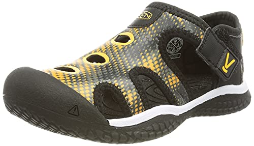 KEEN Unisex Kinder Stingray-y Sandale, Black Saffron, 32-33 EU von KEEN