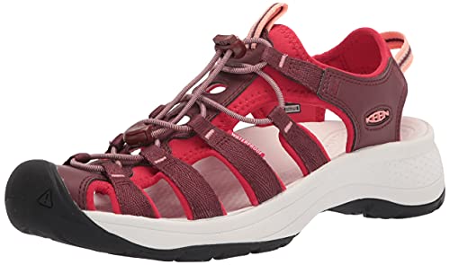 KEEN W Astoria West Sandal Rot, Damen Sandale, Größe EU 40.5 - Farbe Andorra - Red Dahlia von KEEN