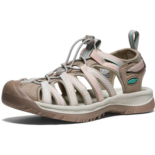 KEEN Damen Whisper Sandals, Taupe Coral, 38.5 von KEEN