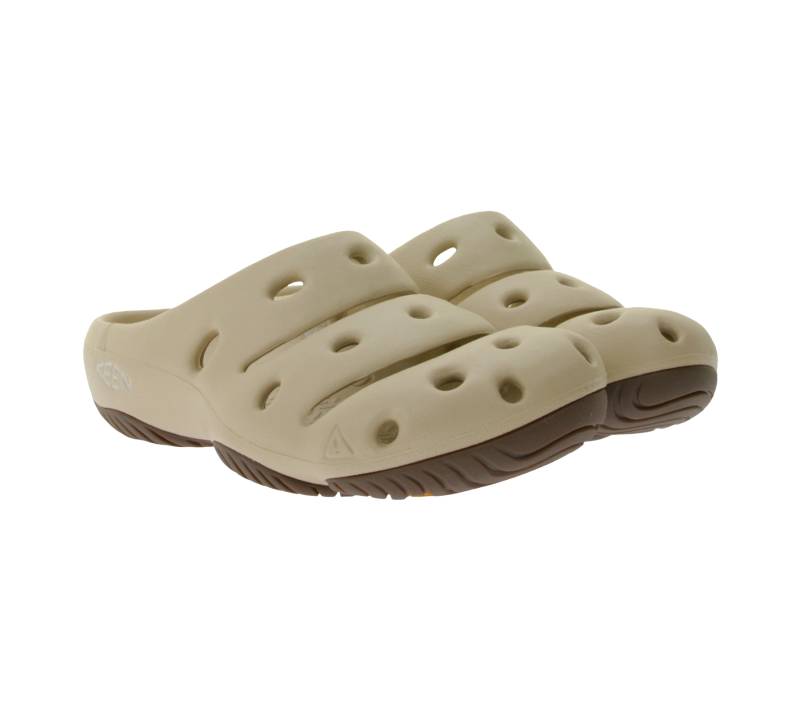 KEEN Yogui Clog für Damen mit Eco Anti-Odor Pantoffeln mit strukturiertem Fußbett 1026247 Beige von KEEN