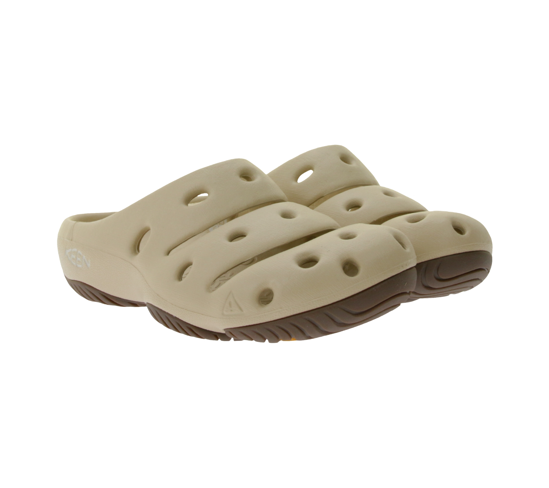 KEEN Yogui Clog für Damen mit Eco Anti-Odor Pantoffeln mit strukturiertem Fußbett 1026247 Beige von KEEN
