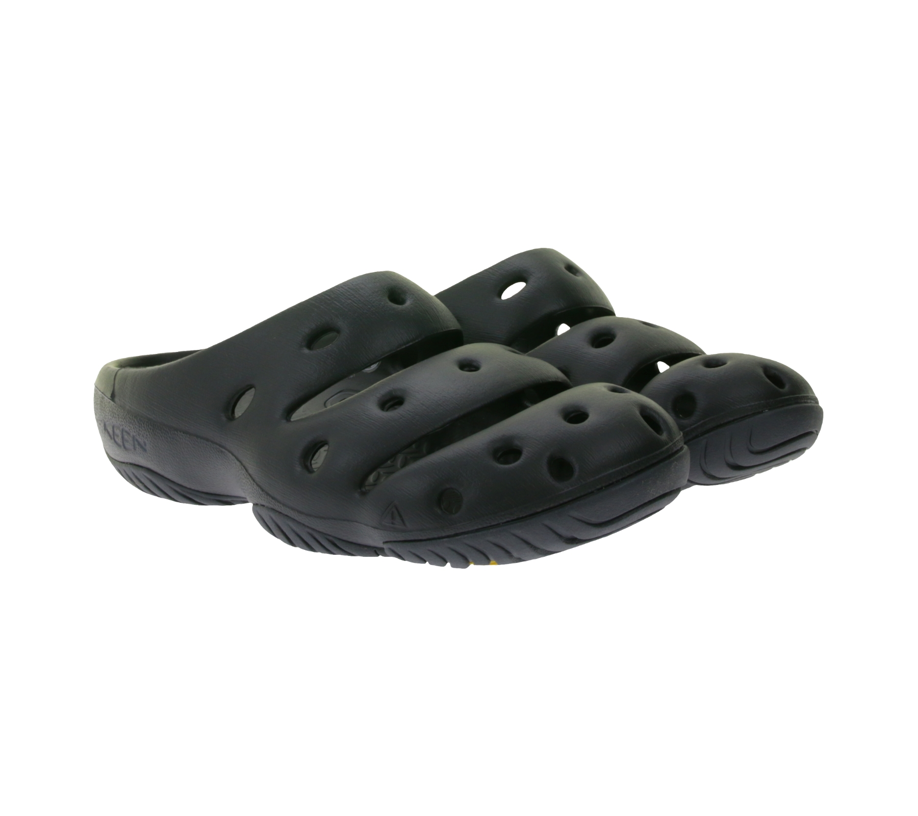 KEEN Yogui Clog für Herren mit Eco Anti-Odor Pantoffeln mit strukturiertem Fußbett 1028957 Schwarz von KEEN