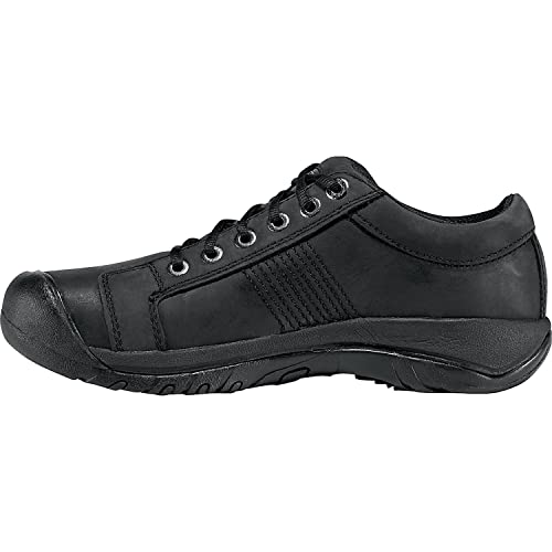 KEEN Herren Austin Low Leder Freizeitschuh, Black, 40.5 EU von KEEN