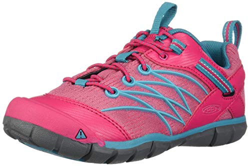 Keen Chandler CNX Unisex-Turnschuhe für Babys, Rot - Hellrosa Seegrün - Größe: 35 EU von KEEN