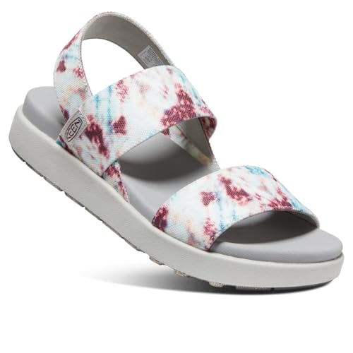 Keen Damen Elle Backstrap Sandale, Andorra Batikfärbung, 35 EU von KEEN