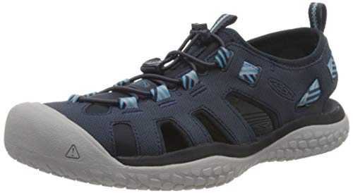 Keen Damen SOLR Closed Toe Wassersportschuh, Navy/Blue Mist, 38.5 EU von KEEN