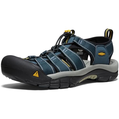 Keen Herren NEWPORT H2 Sandalen Trekking- & Wanderschuhe Blau (Navy/Medium Grey), 48 EU von KEEN