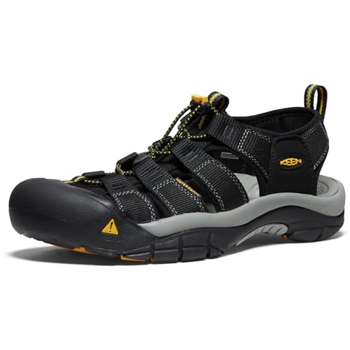 Keen Herren Newport H2 Sandalen Trekking-& Wanderschuhe, Schwarz (Black), 47.5 EU von KEEN