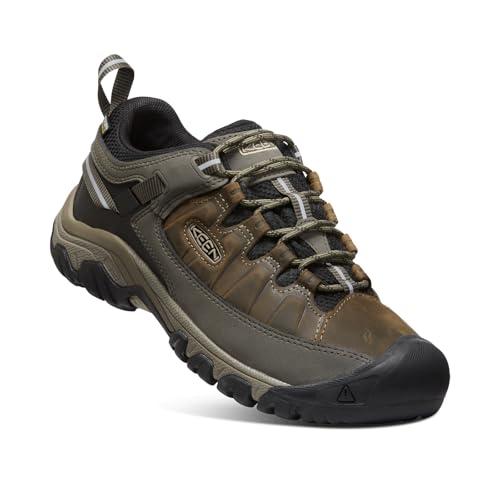 KEEN Targhee 3 Waterproof, Herren Trekkingschuhe, Braun (Bungee Cord/Schwarz), 39,5 EU von KEEN