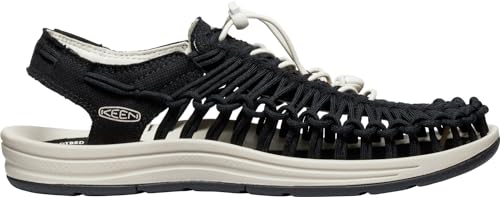 Keen Herren Uneek Canvas Textile Black Birch Sandalen 44.5 EU von KEEN