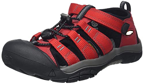 Keen Unisex Baby Newport H2 Lauflernschuhe, Rot (Ribbon Red/Gargoyle), 22 EU von KEEN