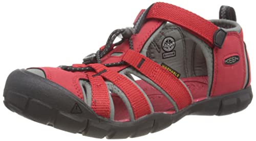 KEEN, Unisex Kinder Seacamp 2 CNX Sandalen , Racing Red Gargoyle , 24 EU von KEEN