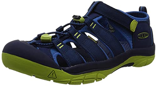 Keen Unisex Kinder Newport H2 Sandale, Blau (Blue Depths/Chartreuse), 27/28 EU von KEEN