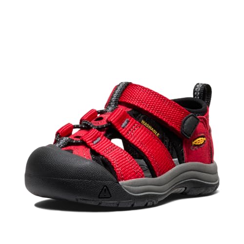 Keen Unisex-Kinder Newport H2 Trekking-& Wandersandalen,Rot (Ribbon Red/Gargoyle),38 EU von KEEN