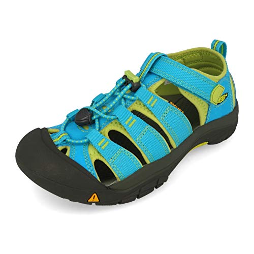 Keen Unisex-Kinder Newport H2 Trekking-& Wandersandalen,Türkis (Hawaiian Blue/Green Glow),29 EU von KEEN