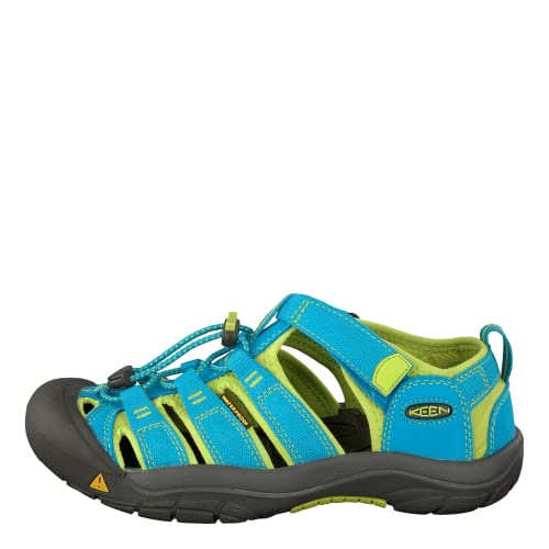 Keen Unisex-Kinder Newport H2 Trekking-& Wandersandalen,Türkis (Hawaiian Blue/Green Glow),30 EU von KEEN