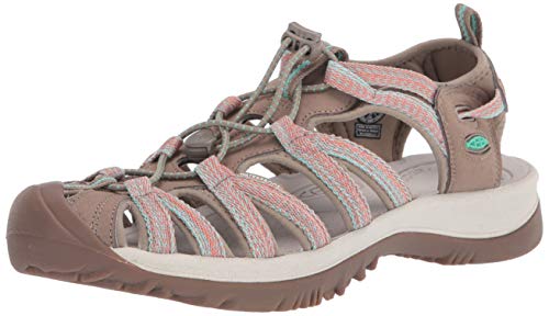 KEEN Damen Whisper Sandals, Taupe Coral, 39.5 von KEEN