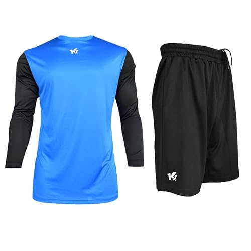 KEEPERsport - Torwart Set gepolstert - lange Torwarttrikot und kurze Hose - Größe 128-XXL von KEEPERsport