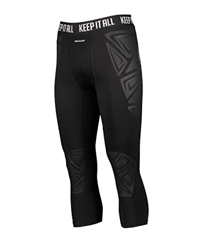 KEEPERsport Torwart Unterziehhose ungepolstert - 3/4 Unterziehhose für Torhüter Underwear - Größe S-XXL - schwarz von KEEPERsport
