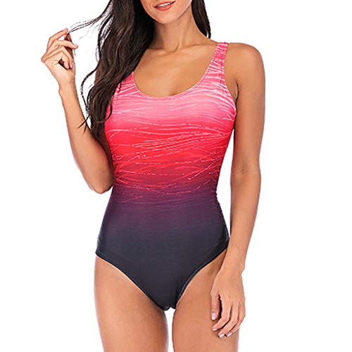 KEERADS Women's Swimsuit Stomach Puch Up Large Sizes Figure Shaping Swimsuit Swimwear Beachwear von KEERADS Damen