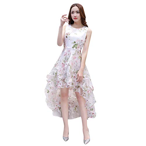 KEERADS Damen Maxikleider Langarm Spitzen Plissee Brautjungfernkleid Kleider A Linie Kleid Stehkragen Ballonkleid Hoher Taille von KEERADS Damen