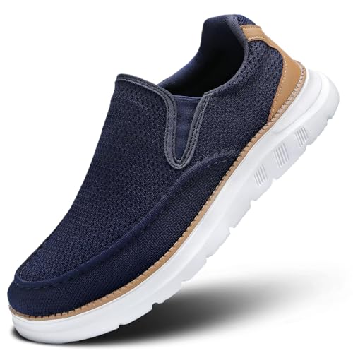 KEEZMZ Herren Boot Schuhe Casual Loafers Slip On Walking Kleid Sneakers Mesh Business Oxfords Arbeit Leichte weiche Sohle von KEEZMZ