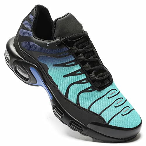 KEEZMZ Herren Laufschuhe Air Gepolsterte Schuhe Atmungsaktive Sneaker Anti-Rutsch Mode Wanderschuhe Tennisschuhe Sportschuhe von KEEZMZ