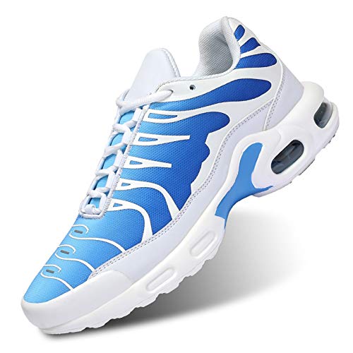 KEEZMZ Herren Laufschuhe Air Gepolsterte Schuhe Atmungsaktive Sneaker Anti-Rutsch Mode Wanderschuhe Tennisschuhe Sportschuhe von KEEZMZ