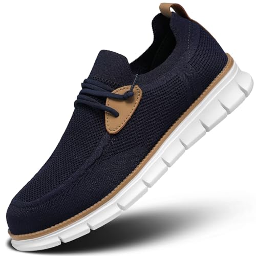 KEEZMZ Männer zu Fuß Boot Schuhe Rutschen auf Casual Loafers rutschfeste Komfortable Leichtgewicht Arbeit Fahrschuhe Herren von KEEZMZ