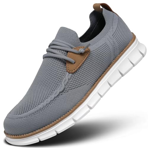 KEEZMZ Männer zu Fuß Boot Schuhe Rutschen auf Casual Loafers rutschfeste Komfortable Leichtgewicht Arbeit Fahrschuhe Herren von KEEZMZ