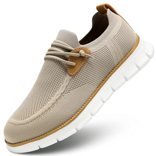 KEEZMZ Männer zu Fuß Boot Schuhe Rutschen auf Casual Loafers rutschfeste Komfortable Leichtgewicht Arbeit Fahrschuhe Herren von KEEZMZ