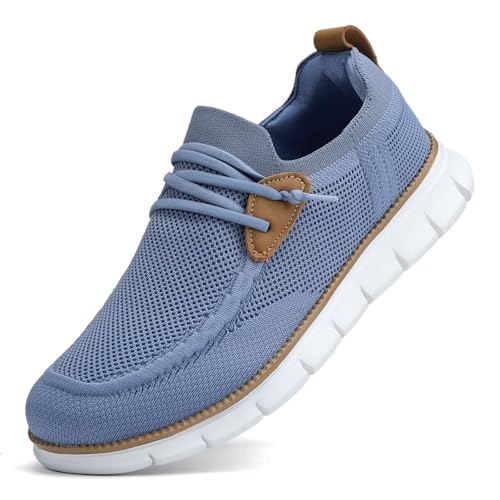 KEEZMZ Männer zu Fuß Boot Schuhe Rutschen auf Casual Loafers rutschfeste Komfortable Leichtgewicht Arbeit Fahrschuhe Herren von KEEZMZ