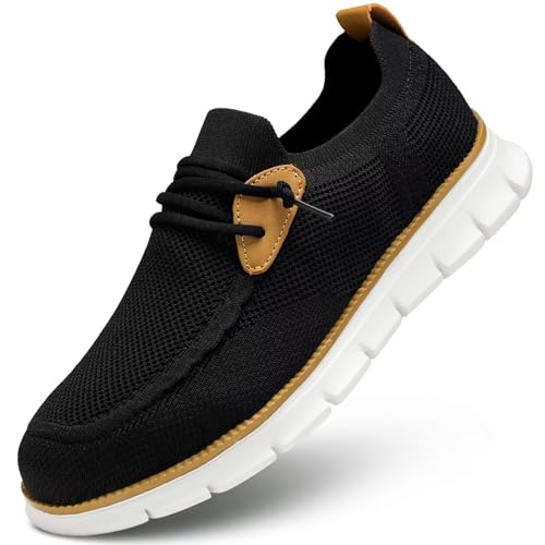 KEEZMZ Männer zu Fuß Boot Schuhe Rutschen auf Casual Loafers rutschfeste Komfortable Leichtgewicht Arbeit Fahrschuhe Herren von KEEZMZ