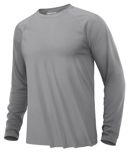 KEFITEVD Herren Funktionsshirt UPF 50+ UV Schutz Langarm Rash Guard T-Shirt Segeln Kanu Outdoor Longsleeve Board Surfen Freizeit Shirt Atmungsaktiv Grau M KEFITEVD Herren Funktionsshirt UPF 50+ UV Schutz Langarm Rash Guard T-Shirt Segeln Kanu Outdoor Longsleeve Board Surfen Freizeit Shirt Atmungsaktiv Grau M von KEFITEVD