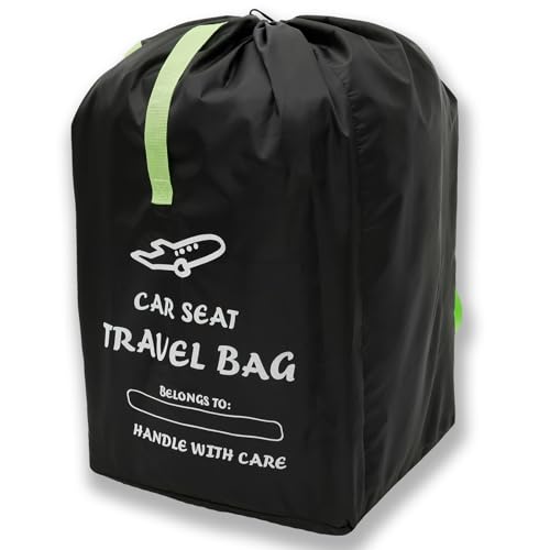 KEGAJEGA Transporttasche für Kinderwagen 85x45x45cm Transporttasche Kindersitz Flugzeug Oxford-Stoff Robust Wasserdicht Reisetasche für Autositze für die Meisten Autositze von KEGAJEGA