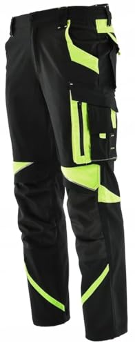 KEILOR Flexible Arbeitshose Herren Arbeitshose mit Kniepolstertaschen Langlebig und komfortabel Ideal für schwere Arbeiten Arbeitshose Herren (Neo, 48) von KEILOR