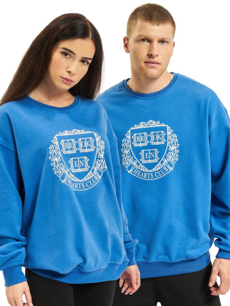 KEINE LIEBE Broken Heart Jungen Pullover blau von KEINE LIEBE