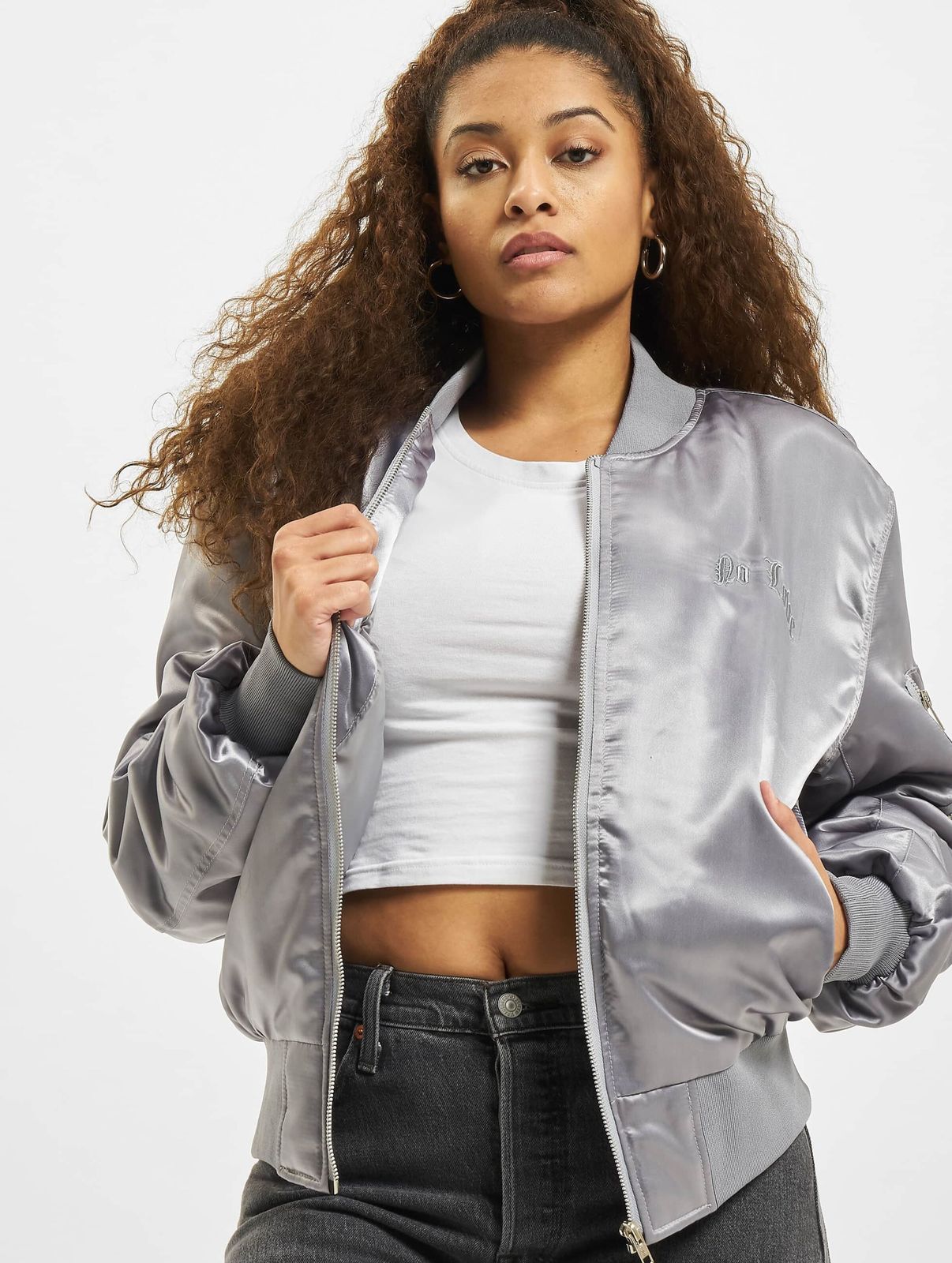 KEINE LIEBE Old Bomber Bomberjacke blau von KEINE LIEBE