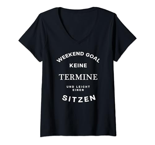 Damen KEINE TERMINE UND LEICHT EINEN SITZEN - Deutschland Bier T-Shirt mit V-Ausschnitt Damen KEINE TERMINE UND LEICHT EINEN SITZEN - Deutschland Bier T-Shirt mit V-Ausschnitt von KEINE TERMINE LEICHT EINEN SITZEN Lecker Bierchen