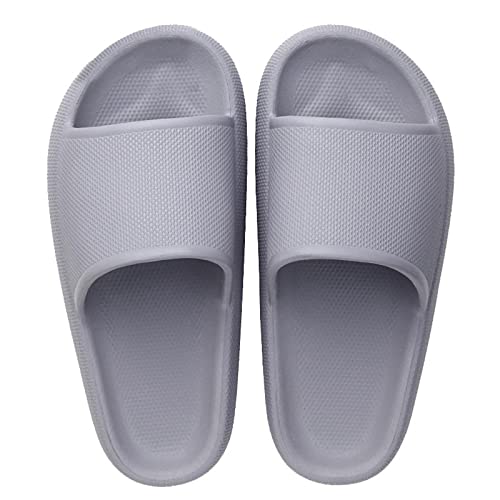 KEIZHUONIQIU Badeschlappen Original Damen Schlappen EVA Super Weich Bequem Rutschfest Badeschuhe Original Hausschuhe Unisex Badelatschen Badeschuhe Slippers Sommer Slide Indoor/Outdoor von KEIZHUONIQIU