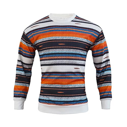 KEIZHUONIQIU Herren Strickpullover Gestrickt Pullover Crew Neck Grau Winterpullover Weich Pulli Sweater Warme Knit Jumper Longsleeve Sweatshirt Grobstrickpullover von KEIZHUONIQIU