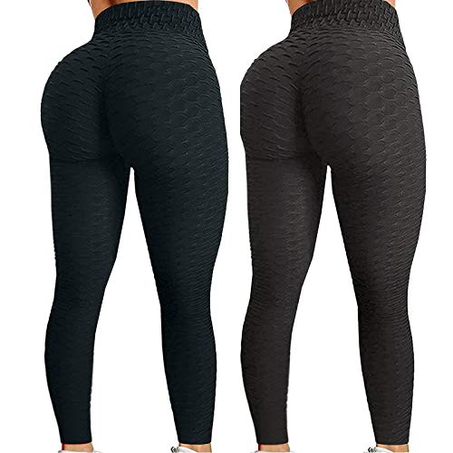 Sportleggings Damen Solid Color Yoga Hohe Taille Bauchweg Hosen Dehnbar Fitnesshose Taschen Sommer Bequeme Loungehose Schnelltrocknende Outdoor Reise von KEIZHUONIQIU